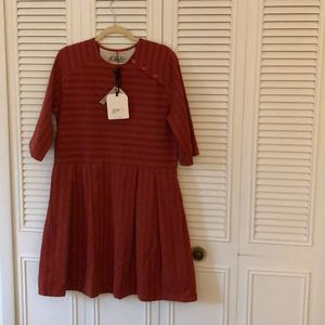 EUC Ace and Jig Roxie Dress in Henna (Size L)